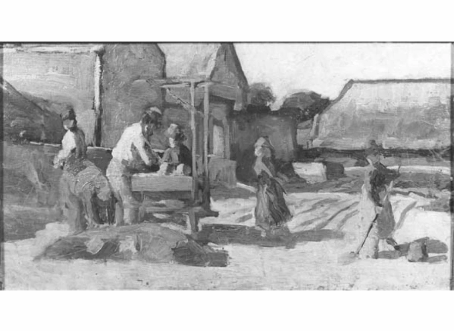 Sito di fabbrica con i lavoratori, 1885 - Centraal Museum, Utrecht, studio